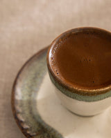 Porcelain Coffee Cup Set for Six - Mathilda Collection - TryAladdin
