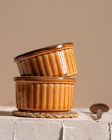 Porcelain Ramekin Baking & Serving Set - 2 - Piece Elegant Design - TryAladdin