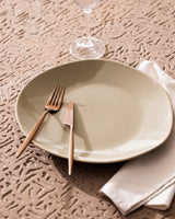 Porcelain Serving Plate - Contemporary Souci Style for Elevated Dining - TryAladdin