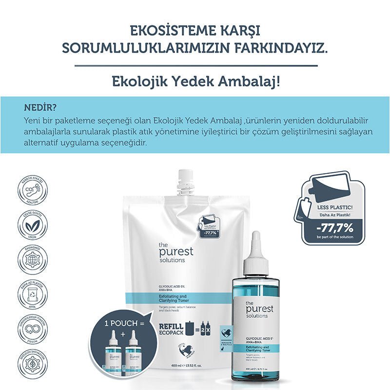 Pore - Minimizing Cleansing Toner - AHA/BHA Exfoliating & Balancing - TryAladdin
