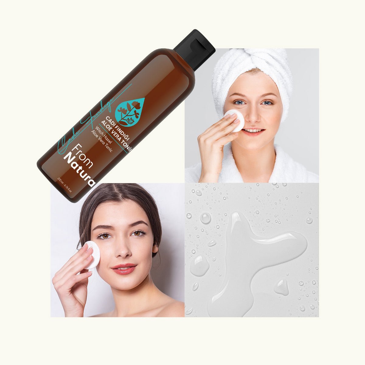 Pore - Refining & Tone - Balancing Prebiotic Tonic with Witch Hazel & Aloe Vera - TryAladdin