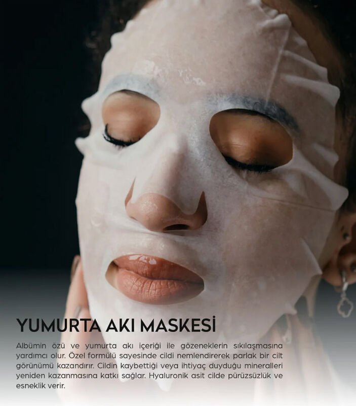 Pore - Tightening & Hydrating Sheet Mask with Egg White & Hyaluronic Acid - TryAladdin