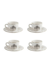 Porland Forest Collection Premium 8 - Piece 4 - Person Coffee Cup Set - 1 Set - TryAladdin