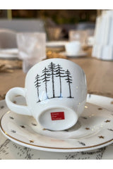 Porland Forest Premium Turkish Coffee Cup Set - 6 - Piece Set - TryAladdin