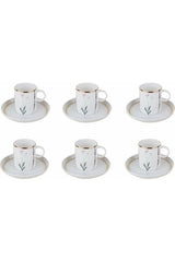 Porland Premium Botanical Coffee Cup Set - 12 - Piece - TryAladdin