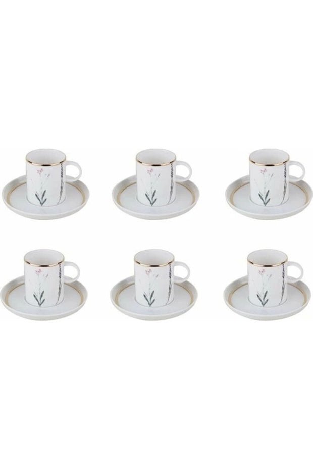 Porland Premium Botanical Coffee Cup Set - 12 - Piece - TryAladdin