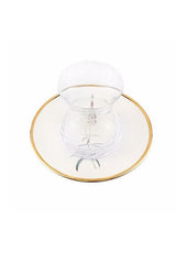 Porland Premium Botanical Turkish Tea Glass Set - 6 Person, 12 Piece - TryAladdin