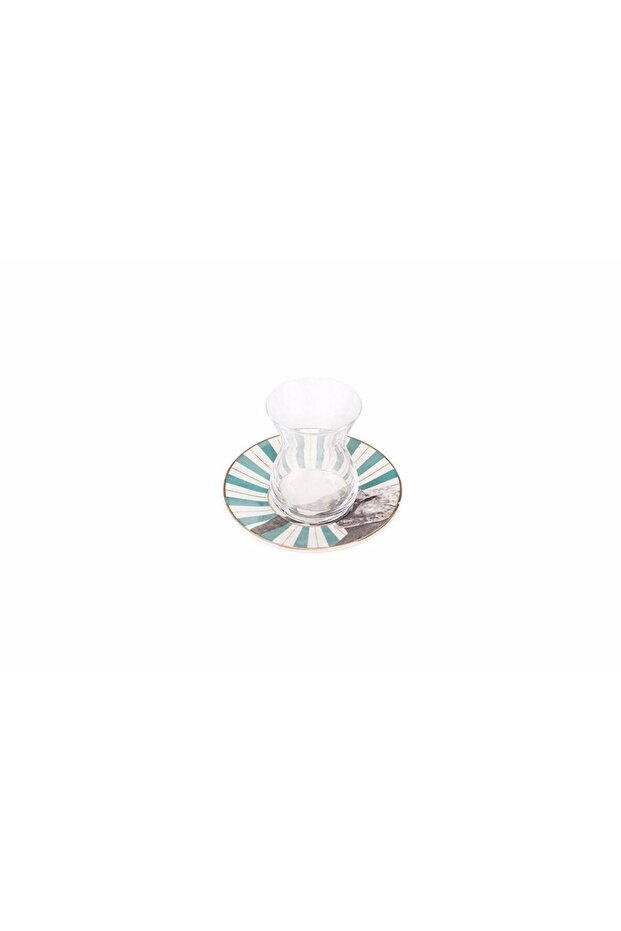 Porland Professional Wild Life Tea Glass Set - 8 - Piece - TryAladdin