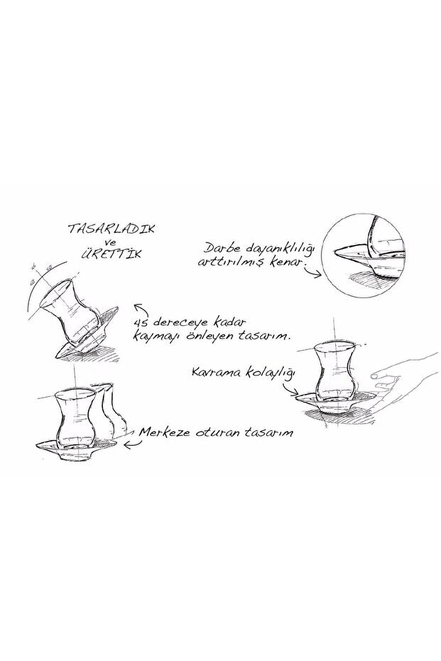 Porland Professional Wild Life Tea Glass Set - 8 - Piece - TryAladdin