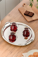 Porsima Professional Borosilicate Turkish Tea Glass Set - 6 x 200ml - TryAladdin