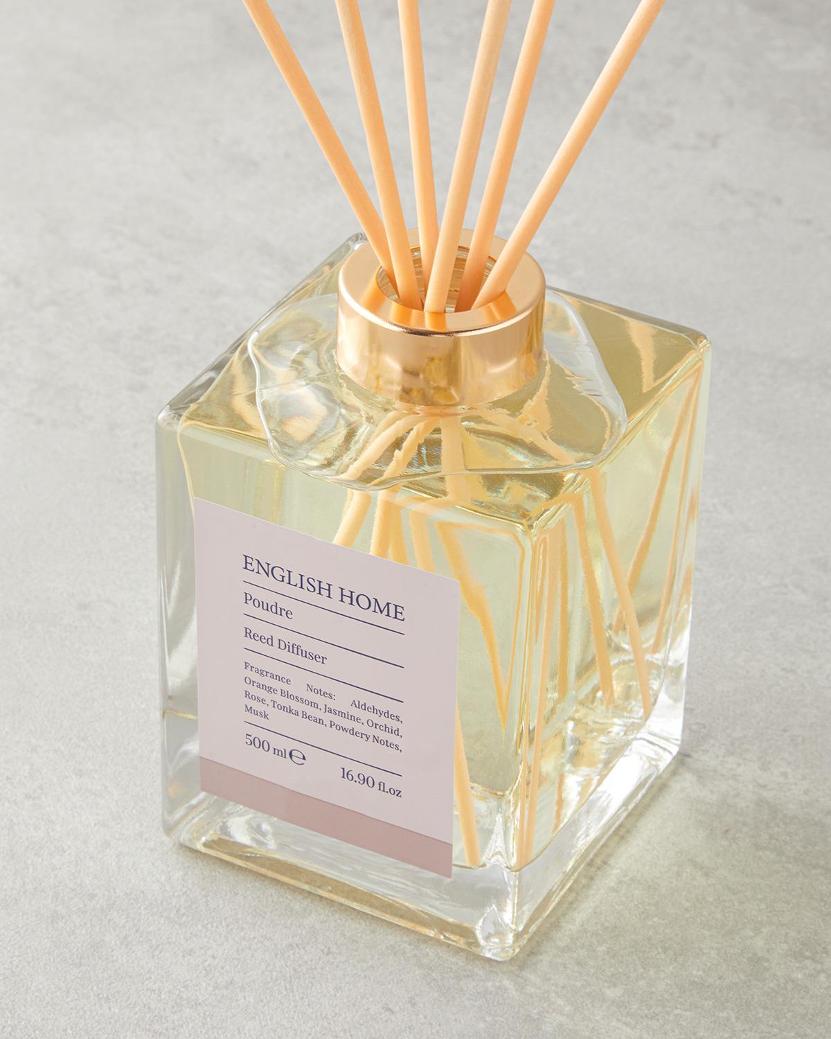 Powder Scented Reed Diffuser - Premium Home Fragrance