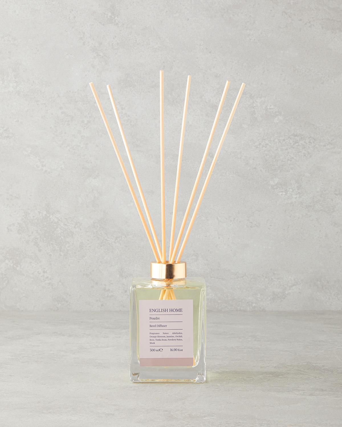 Powder Scented Reed Diffuser - Premium Home Fragrance