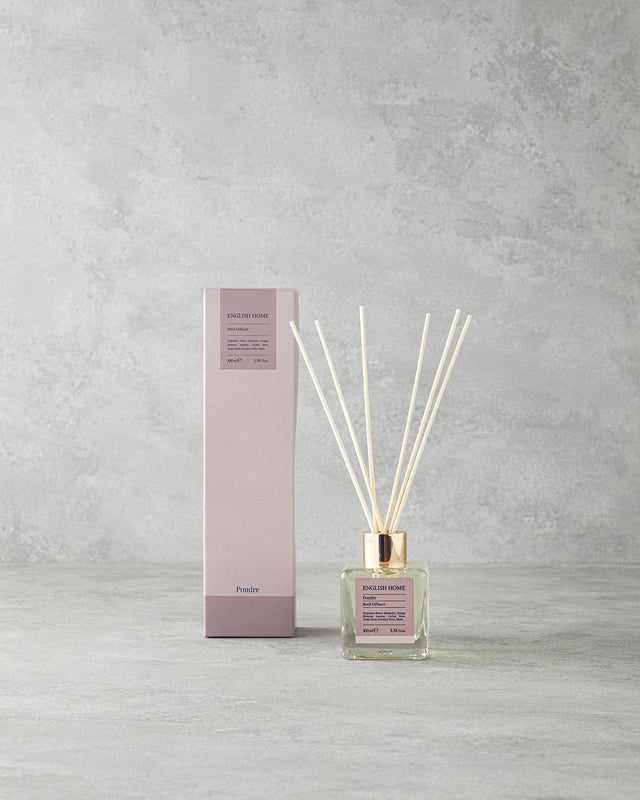 Professional-Grade Powder-Scented Reed-Diffuser - Long-Lasting Aroma