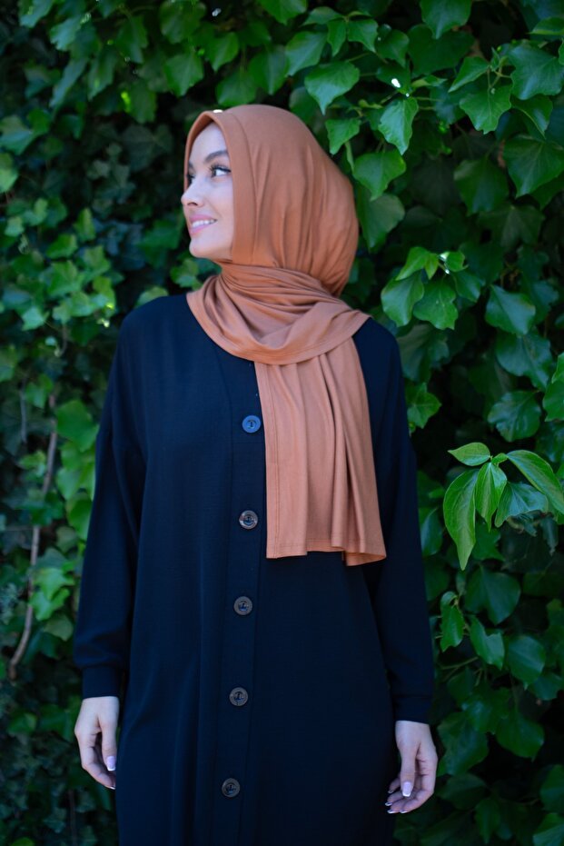 Practical Jersey Shawl - Soft Viscose & Stylish Copper - TryAladdin