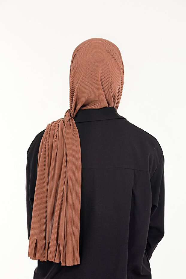 Practical Pleated Ready Shawl - Stylish & Easy - Care Hijab - TryAladdin