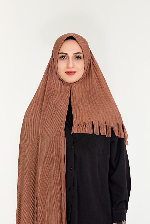 Practical Pleated Ready Shawl - Stylish & Easy - Care Hijab - TryAladdin