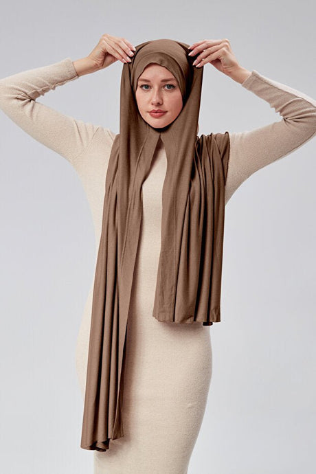 Practical Ready - to - Wear Viscose Hijab Shawl - TryAladdin