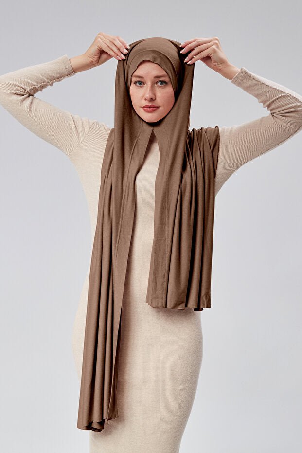 Practical Ready - to - Wear Viscose Hijab Shawl - TryAladdin