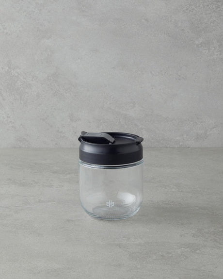 Premium-Black-Glass-Food-Storage-Canister