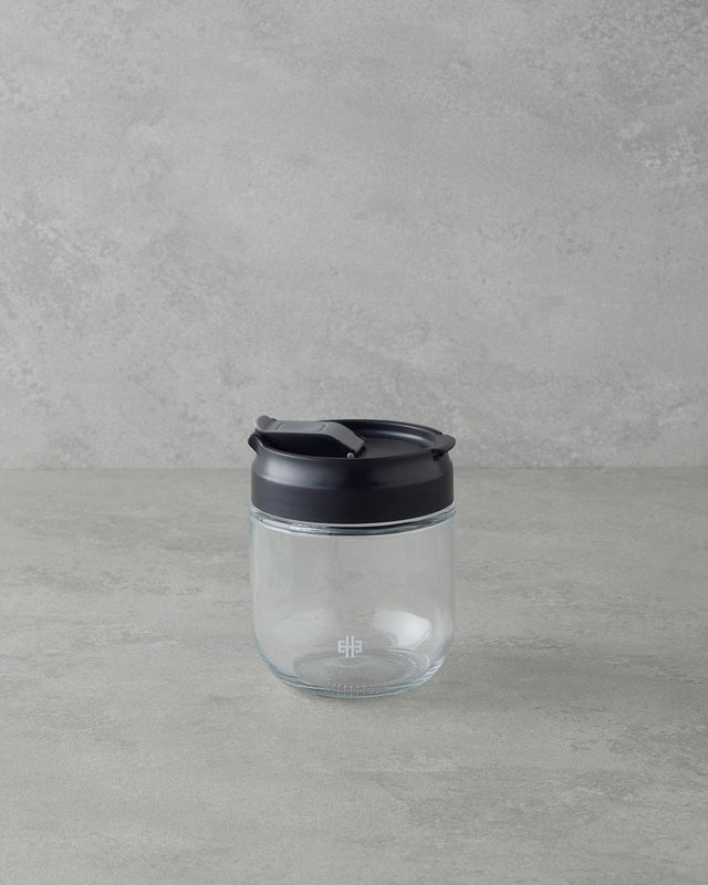 Premium-Black-Glass-Food-Storage-Canister