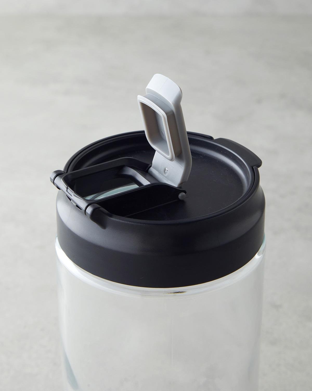 Premium Black Glass Food Storage Canister