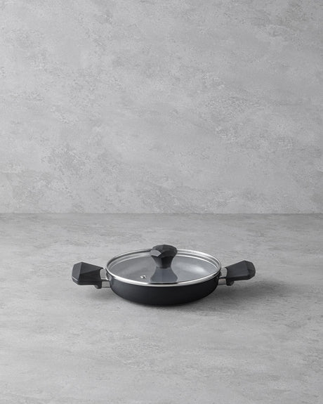 Professional-Ceramic-Nonstick-Lidded-Sahan-Pan-20cm-Black