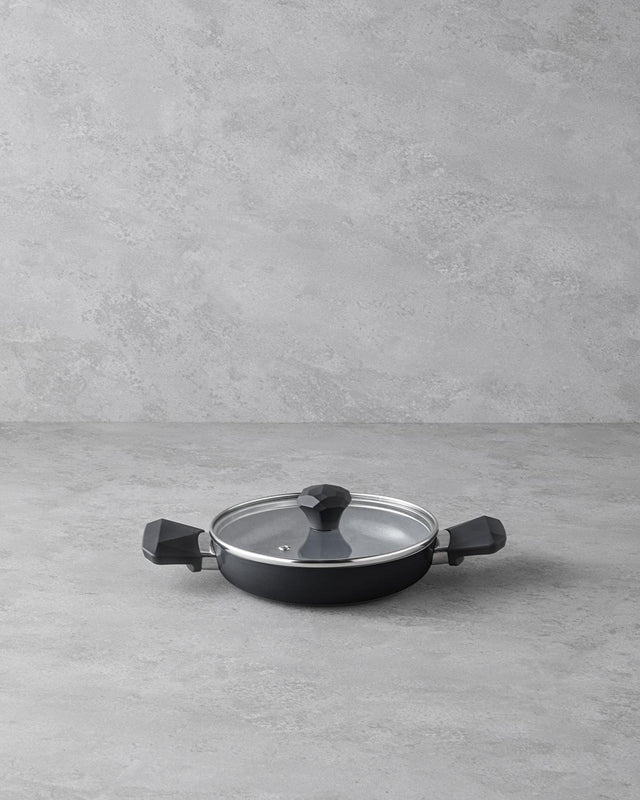 Professional-Ceramic-Nonstick-Lidded-Sahan-Pan-20cm-Black