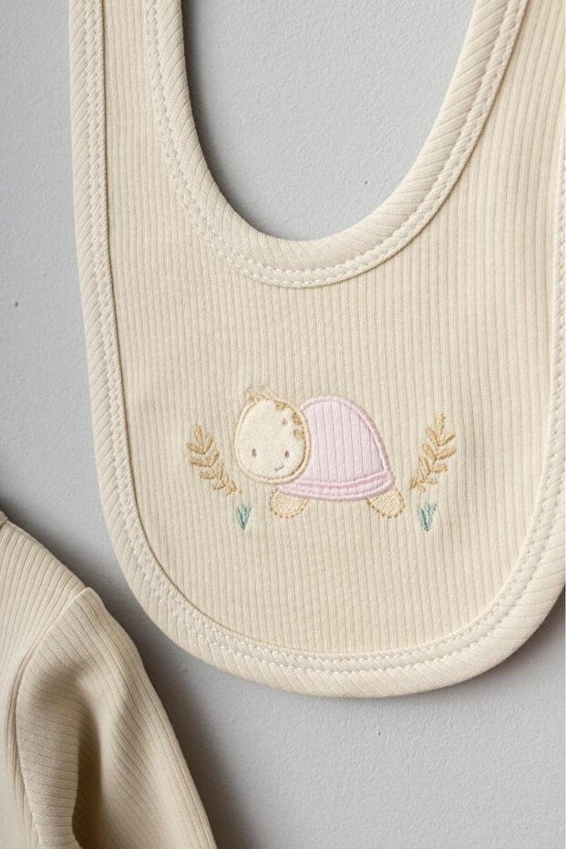 Premium 10 - Piece Newborn Welcome Set, Turtle Pattern, 100% Cotton - TryAladdin