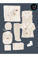 Premium 10 - Piece Rabbit Embroidered Newborn Layette Set - TryAladdin