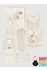 Premium 10 - Piece Rabbit Embroidered Newborn Layette Set - TryAladdin