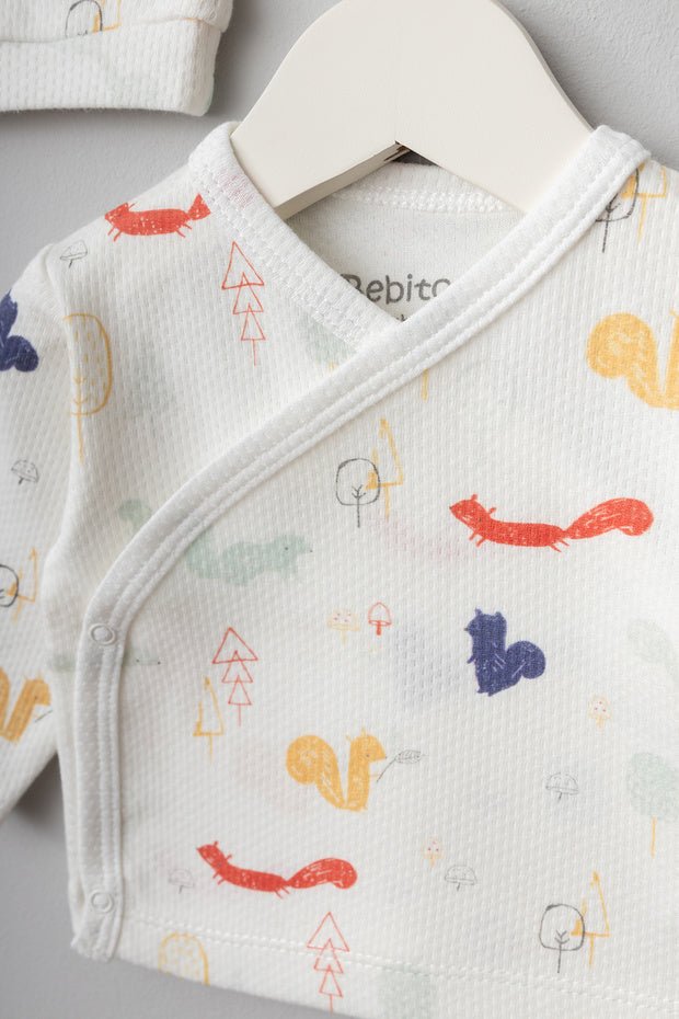 Premium 10 - Piece Squirrel Pattern Newborn Welcome Set - TryAladdin
