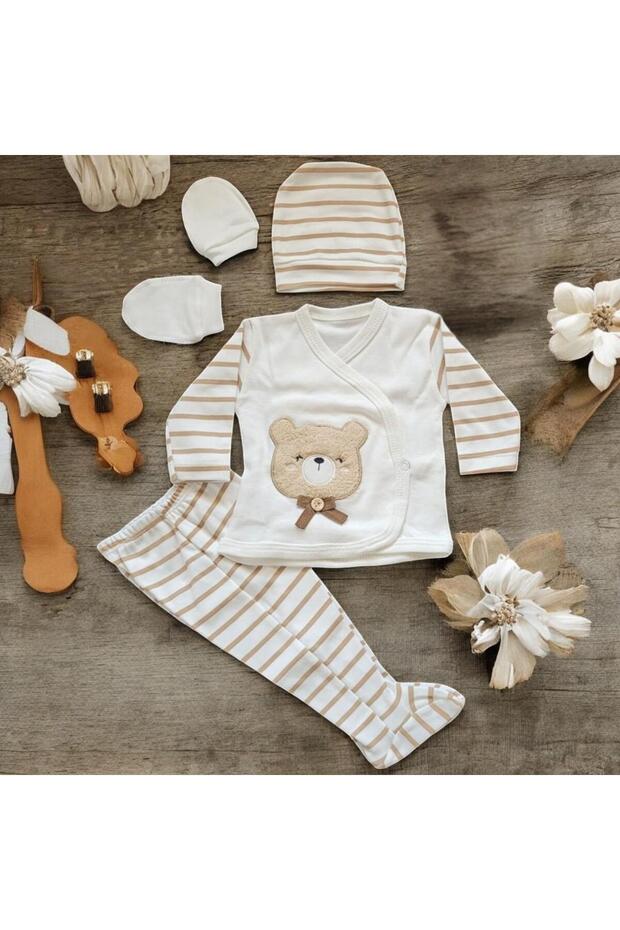 Premium 100% Cotton Embroidered Newborn Hospital Exit Apparel Set - 10 - Piece - TryAladdin