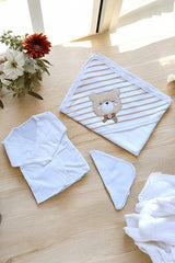 Premium 100% Cotton Embroidered Newborn Hospital Exit Apparel Set - 10 - Piece - TryAladdin