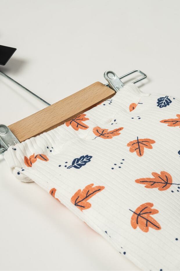 Premium 100% Cotton Newborn 5 - Piece Leaf Print Essential Baby Gift Set - TryAladdin