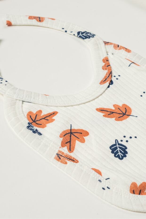 Premium 100% Cotton Newborn 5 - Piece Leaf Print Essential Baby Gift Set - TryAladdin