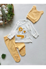 Premium 100% Cotton Newborn Hospital Set - 3 - Piece, 0 - 3 Months - TryAladdin