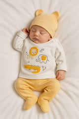 Premium 100% Cotton Newborn Hospital Set - 3 - Piece, 0 - 3 Months - TryAladdin