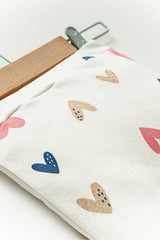 Premium 100% Cotton Newborn Hospital Welcome 5 - Piece Gift Set - Colorful Heart Design - TryAladdin