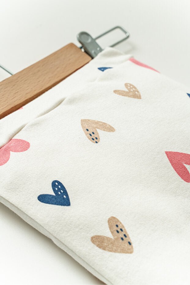 Premium 100% Cotton Newborn Hospital Welcome 5 - Piece Gift Set - Colorful Heart Design - TryAladdin