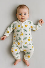 Premium 100% Cotton Newborn & Infant Hospital Jumpsuit Set (3 - 9 Months) - TryAladdin