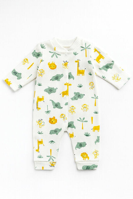 Premium 100% Cotton Newborn & Infant Hospital Jumpsuit Set (3 - 9 Months) - TryAladdin