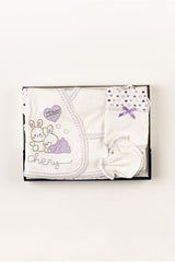 Premium 5 - Piece Purple Rabbit Newborn Baby Clothes Set - TryAladdin