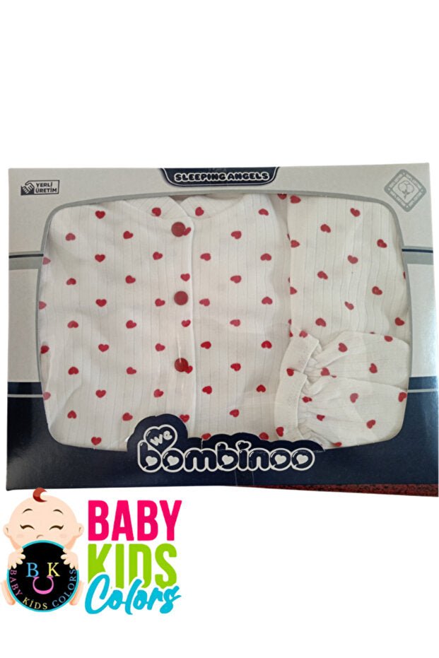 Premium 5 - Piece Ribbed Heart Print Infant Set - TryAladdin