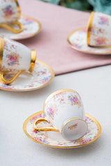 Premium Acar Francis Turkish Coffee Cup Set - 6 - Piece, 90ml Capacity - TryAladdin