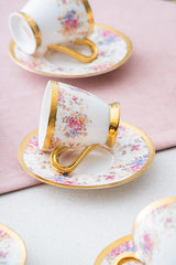 Premium Acar Francis Turkish Coffee Cup Set - 6 - Piece, 90ml Capacity - TryAladdin