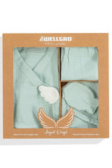 Premium Angel Wings Muslin Newborn Essential Set - 5 - Piece - TryAladdin