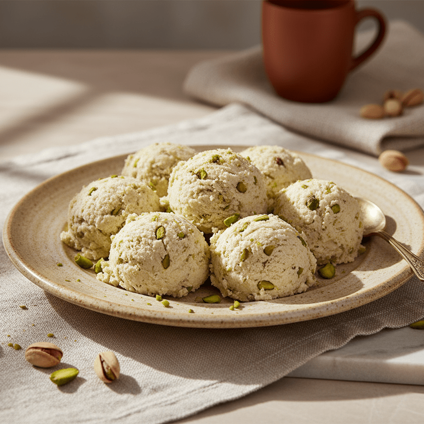 Premium Antep Pistachio Tahini Halva (Helva) - 400g Block - TryAladdin