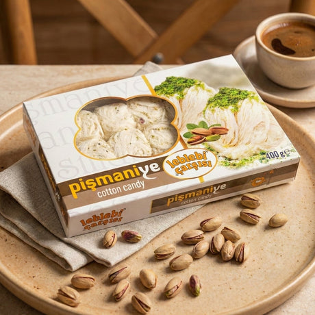Premium Antep Pistachio Turkish Cotton Candy Pismaniye - 400g - TryAladdin