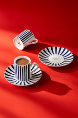 Premium Authentic Turkish Coffee Cup Set - Destiny Collection - 6 - Piece Set - 100ml Cups - TryAladdin