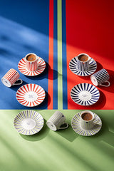 Premium Authentic Turkish Coffee Cup Set - Destiny Collection - 6 - Piece Set - 100ml Cups - TryAladdin